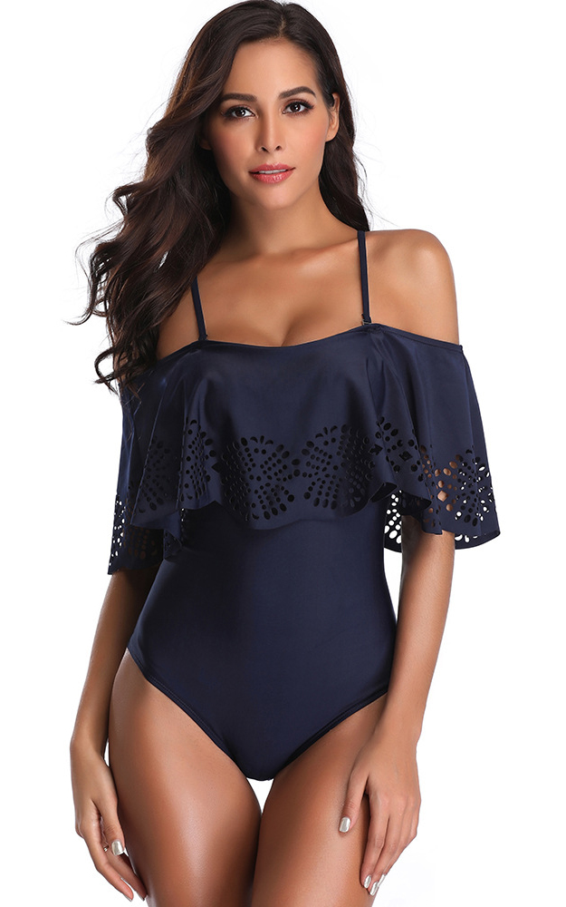 F4802 off the shoulder swimsuit